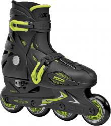 Roces Orlando III Black/Lime Kinderskates 