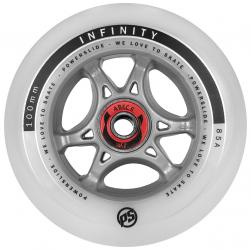 Powerslide Komplett Rolle Infinity 100/85a mit Abec 9 Kugellager und 8mm Spacer 