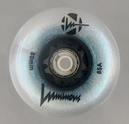 Luminous-LED Wheels Black Perl 80mm/85A (Stück) 