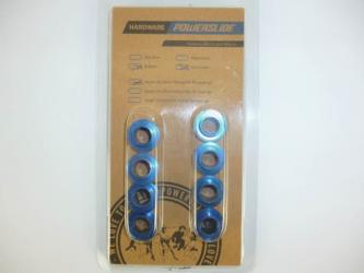 Powerslide Spacer für Speed Skates 8mm Kugellager 608 (8er Set) 